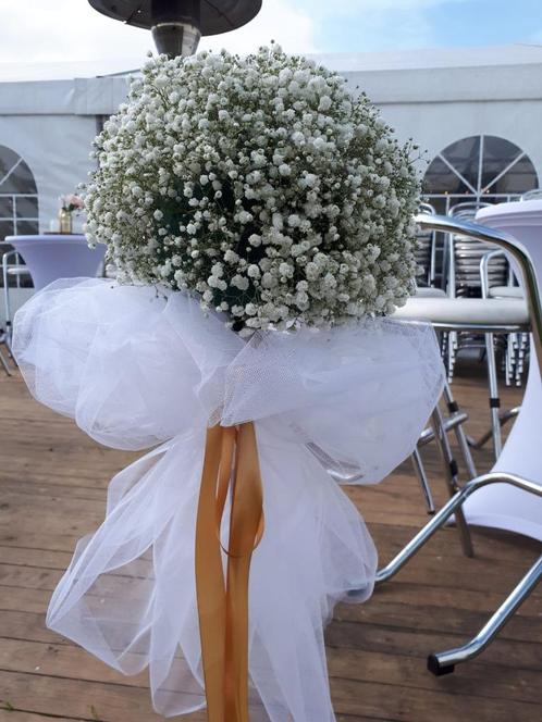 Bruiloft Witte tule en bedankjes, Kleding | Dames, Trouwkleding en Trouwaccessoires, Nieuw, Accessoires, Wit, Ophalen of Verzenden