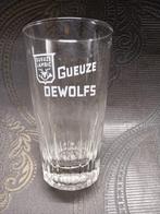 Verre à bière Gueuze Lambic Dewolfs Boisvoorde Boisfort 40cl, Ustensile, Utilisé, Enlèvement ou Envoi