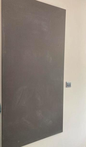 Groot krijtbord afmeting 159 cm hoog en 80 cm breed beschikbaar voor biedingen