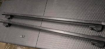 Thule zwarte dakdragers voor open rails  beschikbaar voor biedingen