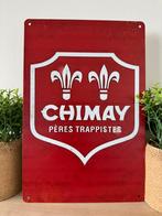 Metalen reclamebord Chimay, Ophalen of Verzenden, Nieuw, Reclamebord, Plaat of Schild