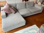 Grijs hoeksalon met chaisse longue - moet weg!, Huis en Inrichting, Ophalen, Gebruikt, Stof