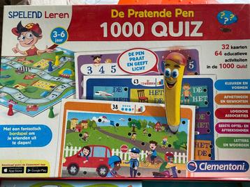 de pratende pen beschikbaar voor biedingen