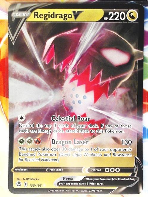 Regidrago V - 135/195, Hobby en Vrije tijd, Verzamelkaartspellen | Pokémon, Nieuw, Losse kaart, Ophalen of Verzenden