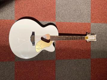 Gretsch G5022CWFE-12 Jumbo Falcon CE Cutaway Electric White beschikbaar voor biedingen