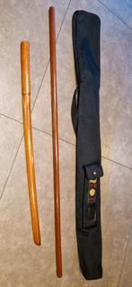 Aikido Jo en Bokken, Sport en Fitness, Vechtsporten en Zelfverdediging, Ophalen, Zo goed als nieuw, Aikido, Vechtsportmaterialen