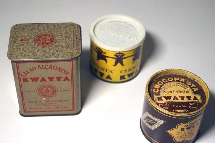 KWATTA - vintage blikken, Verzamelen, Blikken, Gebruikt, Overige, Overige merken, Ophalen of Verzenden