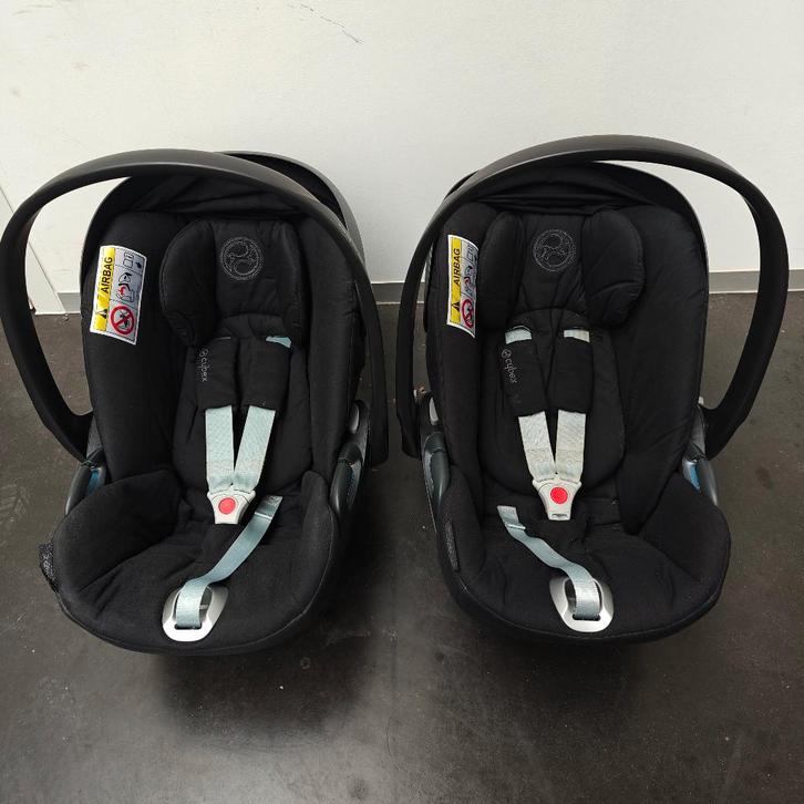 2 x cybex i size cloud z + basis, ideaal voor een tweeling, Kinderen en Baby's, Autostoeltjes, Gebruikt, Overige merken, 0 t/m 13 kg