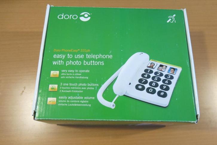 téléphone Doro Phone Easy, Télécoms, Téléphones fixes | Filaires, Comme neuf, Enlèvement ou Envoi
