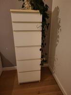 Ladekast wit IKEA, Huis en Inrichting, Kasten | Ladekasten, Ophalen, Minder dan 50 cm, Gebruikt, 5 laden of meer