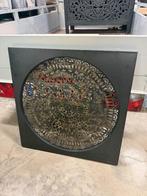 metalen wand decoratie, Ophalen, Zo goed als nieuw