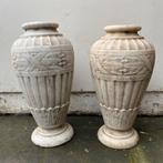 Paire de Vases en Marbre de Carrare - 1900’s / 1920’s