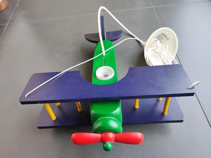 Vliegtuig plafondlamp, Kinderen en Baby's, Kinderkamer | Inrichting en Decoratie, Gebruikt, Lamp, Ophalen