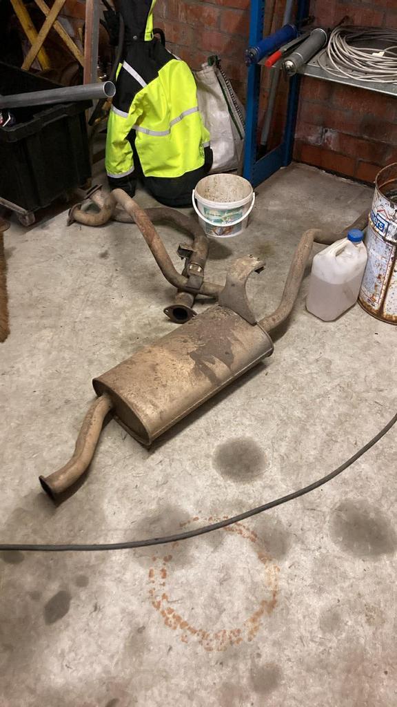 Uitlaat Toyota Landcruiser BJ73 van 09/88 tot 12/89, Auto-onderdelen, Uitlaatsystemen, Toyota, Gebruikt, Ophalen