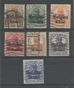 7 pz Deutsches Reich .Bezetting van België, Postzegels en Munten, Postzegels | Europa | Duitsland, Ophalen of Verzenden