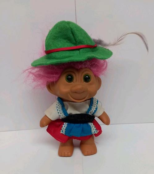 💚 Vintage Trol 💕, Verzamelen, Poppen, Pop, Levensecht of Reborn, Ophalen of Verzenden