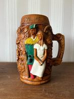 Handgesneden houten drinkbeker ‘Tijl & Nele’ – uniek vakmans, Ophalen