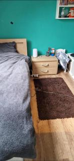 Eenpersoonsbed, Huis en Inrichting, Slaapkamer | Complete slaapkamers, Ophalen, Zo goed als nieuw, Eenpersoons, Houten bed