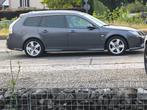 Zeer mooie Saab 9-3 sportcombi TX Hirsch performance uitvoer, Auto's, Bluetooth, Zwart, 4 cilinders, Leder