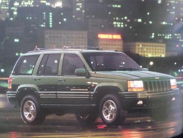 Jeep Grand Cherokee TOREN 1996 brochure beschikbaar voor biedingen