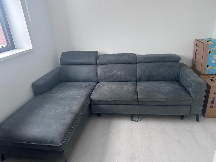 Bank/zetel, Maison & Meubles, Canapés | Sofas & Chaises Longues, Tissus, Enlèvement