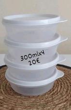 Bols spatiaux Tupperware 300 ml x 4, Maison & Meubles, Cuisine| Tupperware, Enlèvement ou Envoi, Neuf