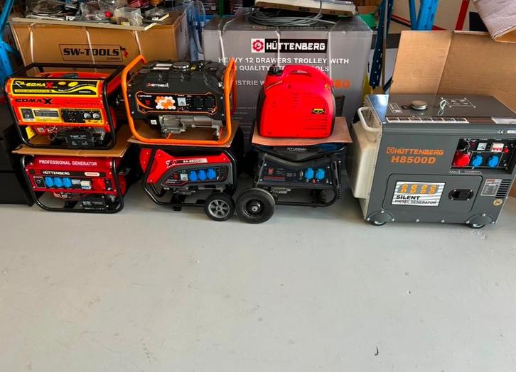 Nieuwe benzine of dieselaggregaten en showroom vanaf €139.99, Caravans en Kamperen, Caravanaccessoires, Nieuw, Ophalen