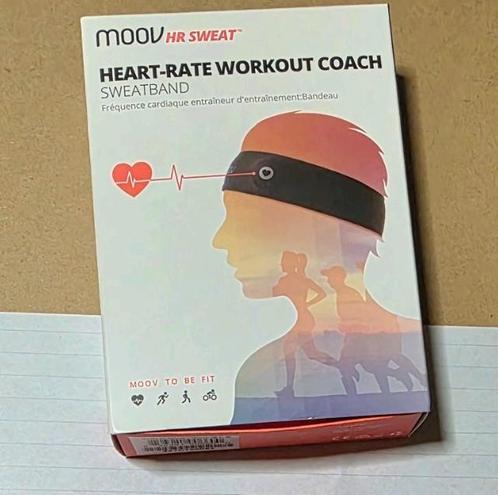 Moov HR Sweat Headband / Hoofdband met hartslagsensor, Sport en Fitness, Gezondheidsproducten en Wellness, Zo goed als nieuw, Ophalen of Verzenden
