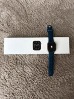Apple Watch Series 6 Gold Stainless Steel Deep Navy, Handtassen en Accessoires, Smartwatches, Ophalen, Blauw, IOS, Zo goed als nieuw