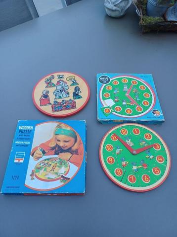 Oude houten inlegpuzzels vanaf 6 euro  beschikbaar voor biedingen
