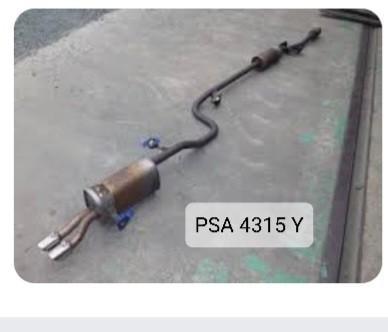 Uitlaatdemper DS3 1.6THP 2012  in goede staat, te rep.=beugl, Auto-onderdelen, Motor en Toebehoren, Citroën, Gebruikt, Ophalen