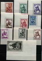 LOTVERKOOP 286. ***MNH. REEKS met bladhoek., Orginele gom, Ophalen of Verzenden, Postfris, Postfris
