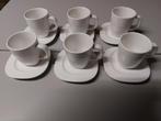 Set van 6 moderne espresso tassen en ondertassen, Collections, Porcelaine, Cristal & Couverts, Enlèvement ou Envoi, Neuf