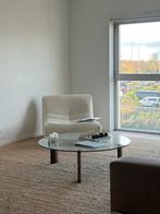 Design creme boucle fauteuil, nieuw, Brugge
