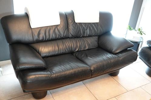 Salon, Huis en Inrichting, Zetels | Complete zithoeken, Gebruikt, Leer, Ophalen