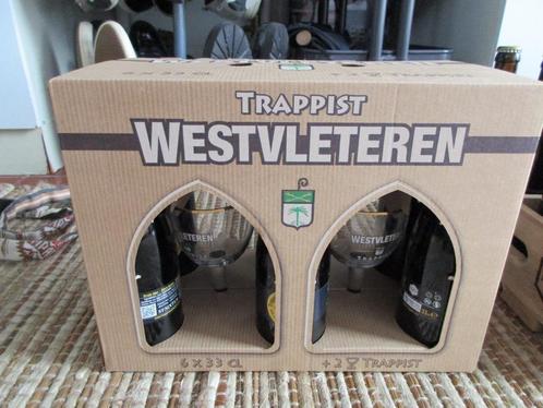 1 Giftpack Trappist Westvleteren 12 (6 flesjes + 2 glazen), Collections, Marques de bière, Neuf, Bouteille(s), Autres marques