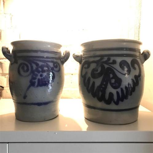 set de 2 pots de Cologne (céramique), Antiquités & Art, Antiquités | Céramique & Poterie, Enlèvement