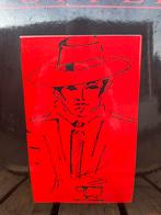 Style koffie emaille reclamebord, Verzamelen, Ophalen of Verzenden, Gebruikt, Reclamebord