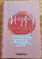 Happy Holidays vakantie boekje, Ophalen of Verzenden, Zo goed als nieuw, Happinez, Plaatjesalbum