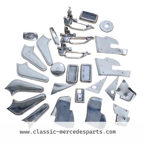 Chroomdelen / interieurafwerking Mercedes w107 w108 w111 w12, Auto-onderdelen, Interieur en Bekleding, Gebruikt, Ophalen