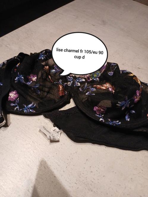 lise charmel fr 105/eu 90
cup d 2 stuks, Kleding | Dames, Ondergoed en Lingerie, BH, Zwart, Ophalen of Verzenden