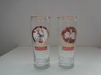 2 bierglazen primus ronde van vlaanderen, Verzamelen, Ophalen of Verzenden, Zo goed als nieuw, Glas of Glazen, Overige merken