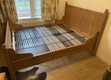 Bed 180x200 cm hout IKEA Hurdal zonder boxsprings beschikbaar voor biedingen