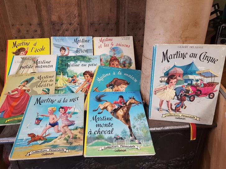 Lot de 9 livres anciens Martine – Collection Farandole Cast, Livres, BD | Comics, Comme neuf, Enlèvement ou Envoi