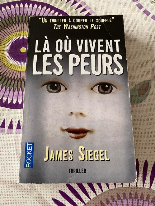 Là où vivent les peurs / James SIEGEL livre, Livres, Thrillers