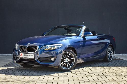 218i Cabrio Sport Line, Auto's, BMW, Bedrijf, Te koop, 2 Reeks, Bluetooth, Cruise Control, Isofix, LED verlichting, Metaalkleur