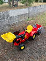 Kinder tractor met aanhangwagen, Ophalen, Overige merken, Met kar of aanhanger