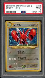 Scizor Holo PSA 9 - #212 - Japanese Crossing the Ruins 2000, Hobby en Vrije tijd, Verzamelkaartspellen | Pokémon, Verzenden, Zo goed als nieuw