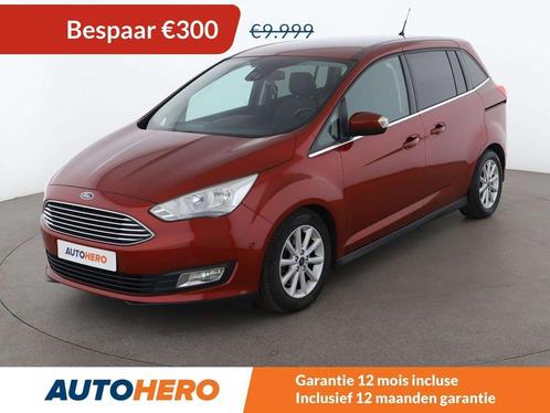 Ford Grand C-Max 1.5 EcoBoost Titanium (bj 2016), Auto's, Ford, Te koop, Grand C-Max, ABS, Airbags, Airconditioning, Bluetooth
