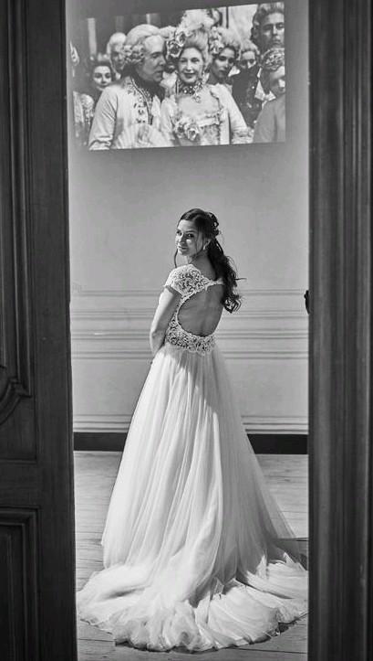 Trouwjurk Demetrios, Kleding | Dames, Trouwkleding en Trouwaccessoires, Zo goed als nieuw, Trouwjurk, Ophalen